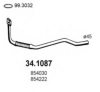 OPEL 854222 Exhaust Pipe